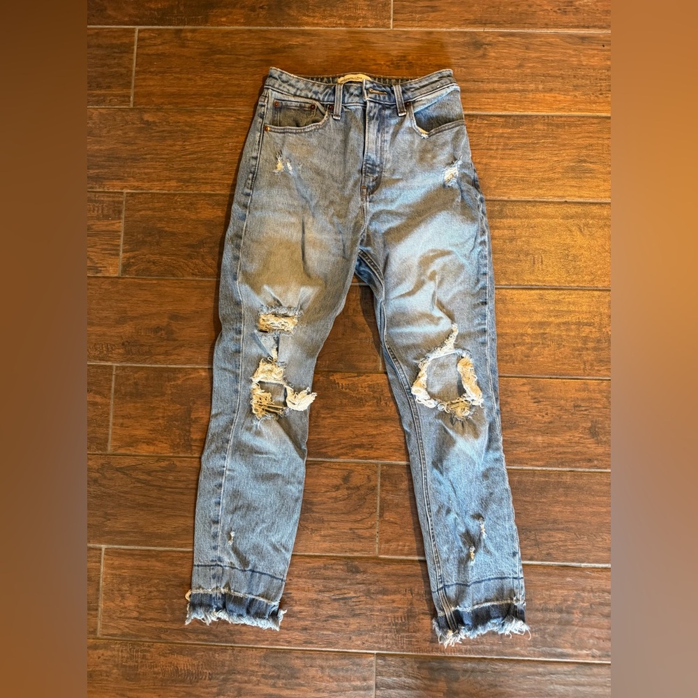 Abercrombie & Fitch Distressed Denim Jeans